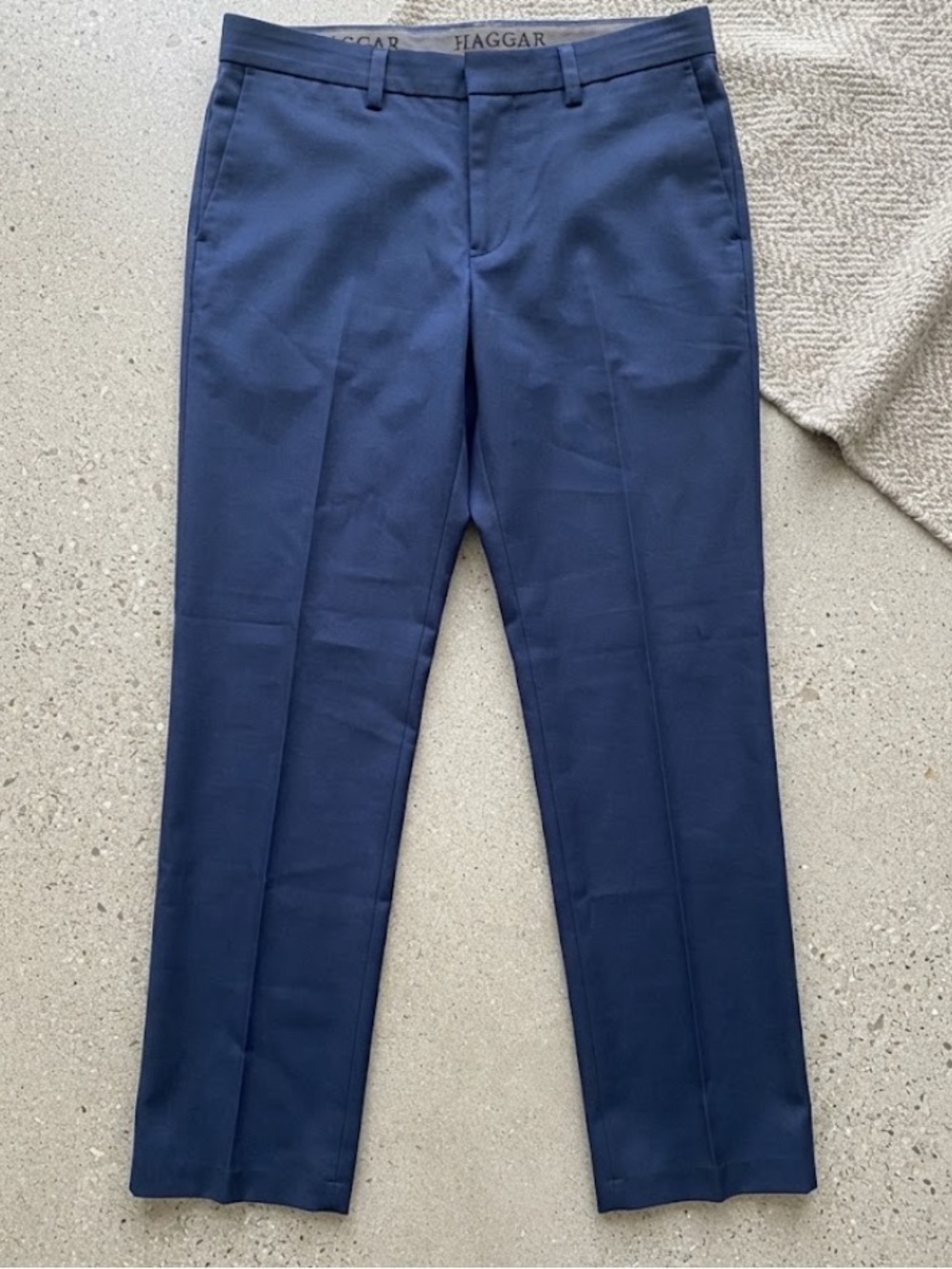 Haggar Men's Navy Dress Trousers